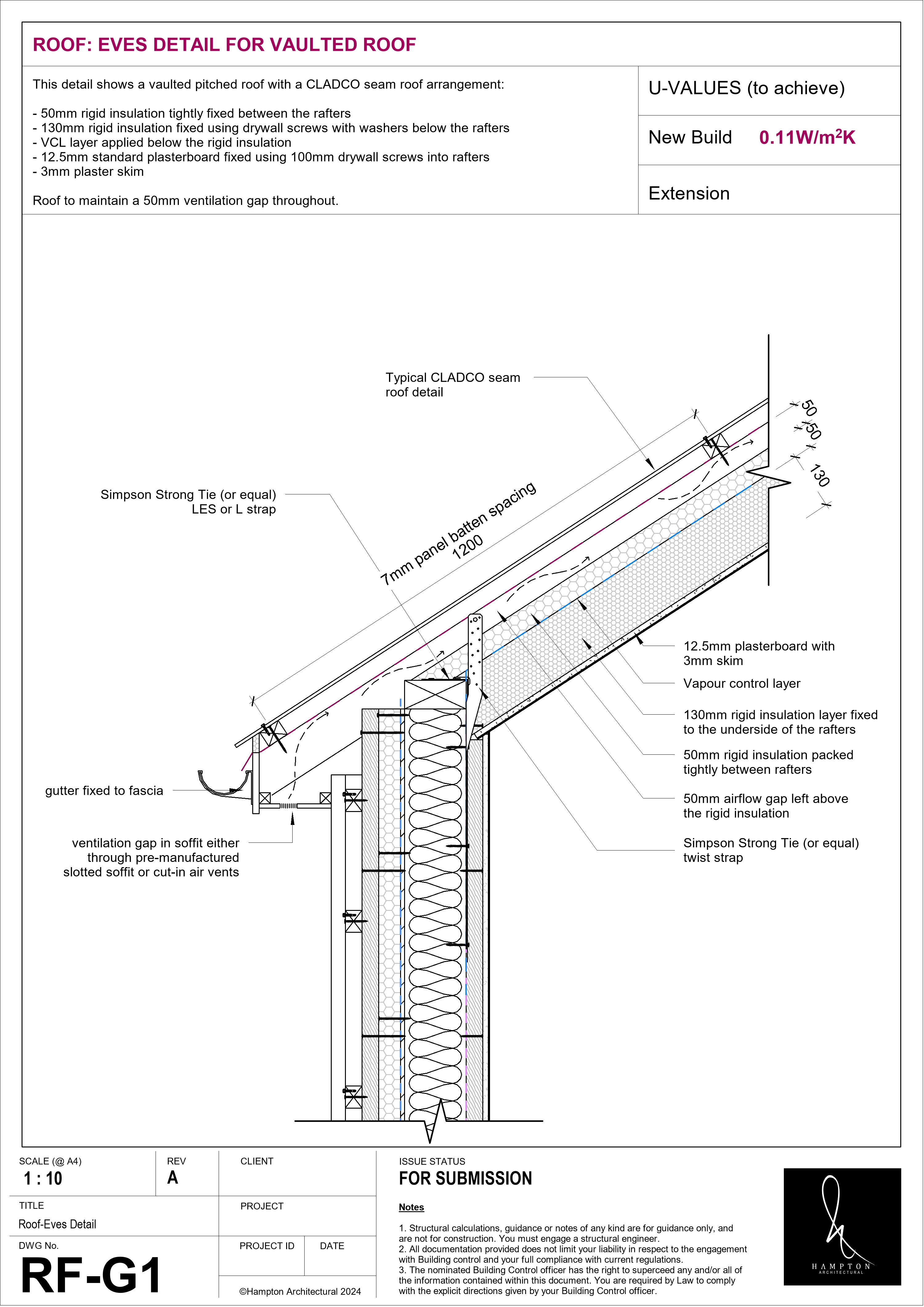 Interior of a spacious loft conversion with skylights